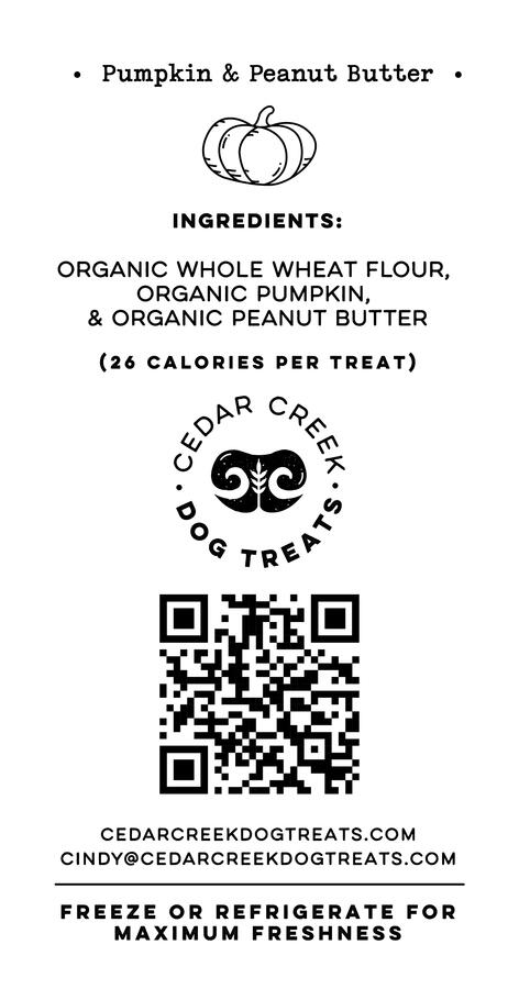 Pumpkin &amp; Peanut Butter - Back Label (Final)