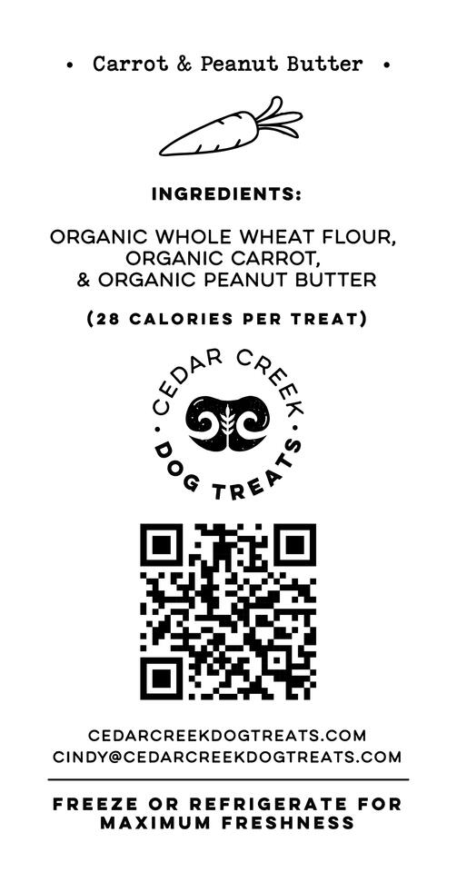 Carrot Treats Back Label - Final Design