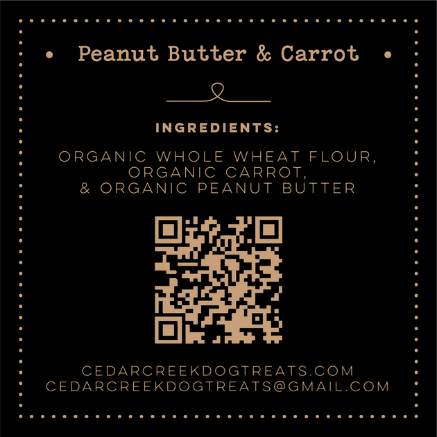 Carrot Label Back Design - V1