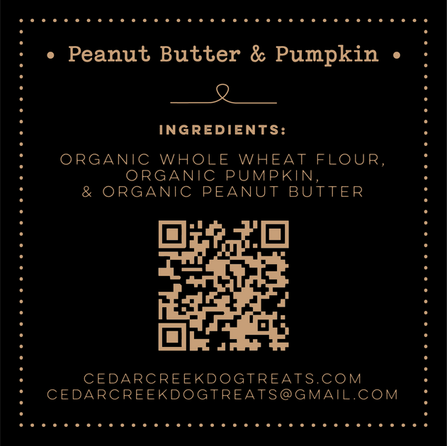 Pumpkin Label Back Design - V1